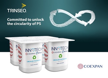 Trinseo与Coexpan合作开发乳制品行业的再生聚苯乙烯