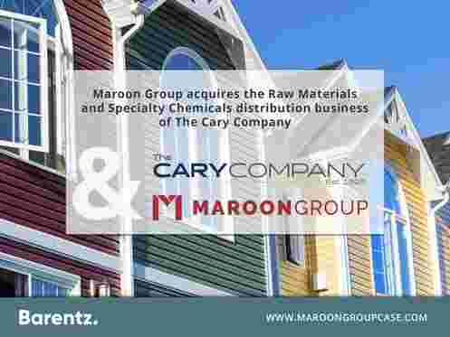 栗色集团收购The Cary Company的原材料和特种化学品分销业务